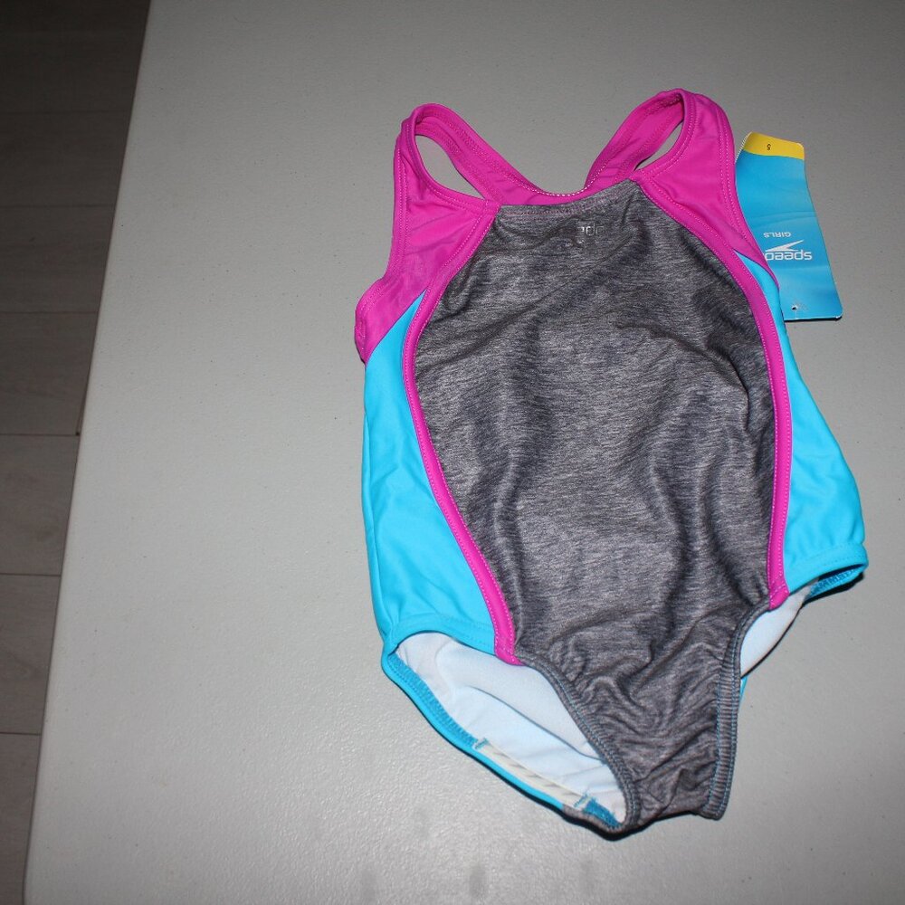 Multi Color 1 Pcs Speedo Swimsuit Size 5 New